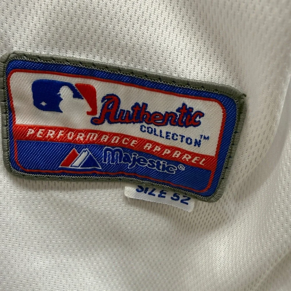 Majestic Pittsburgh Pirates Andrew McCutchen 22 Jersey Mens 52 White Authentic